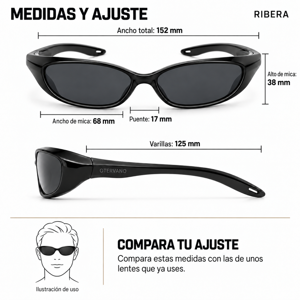 RIBERA — Medidas y ajuste