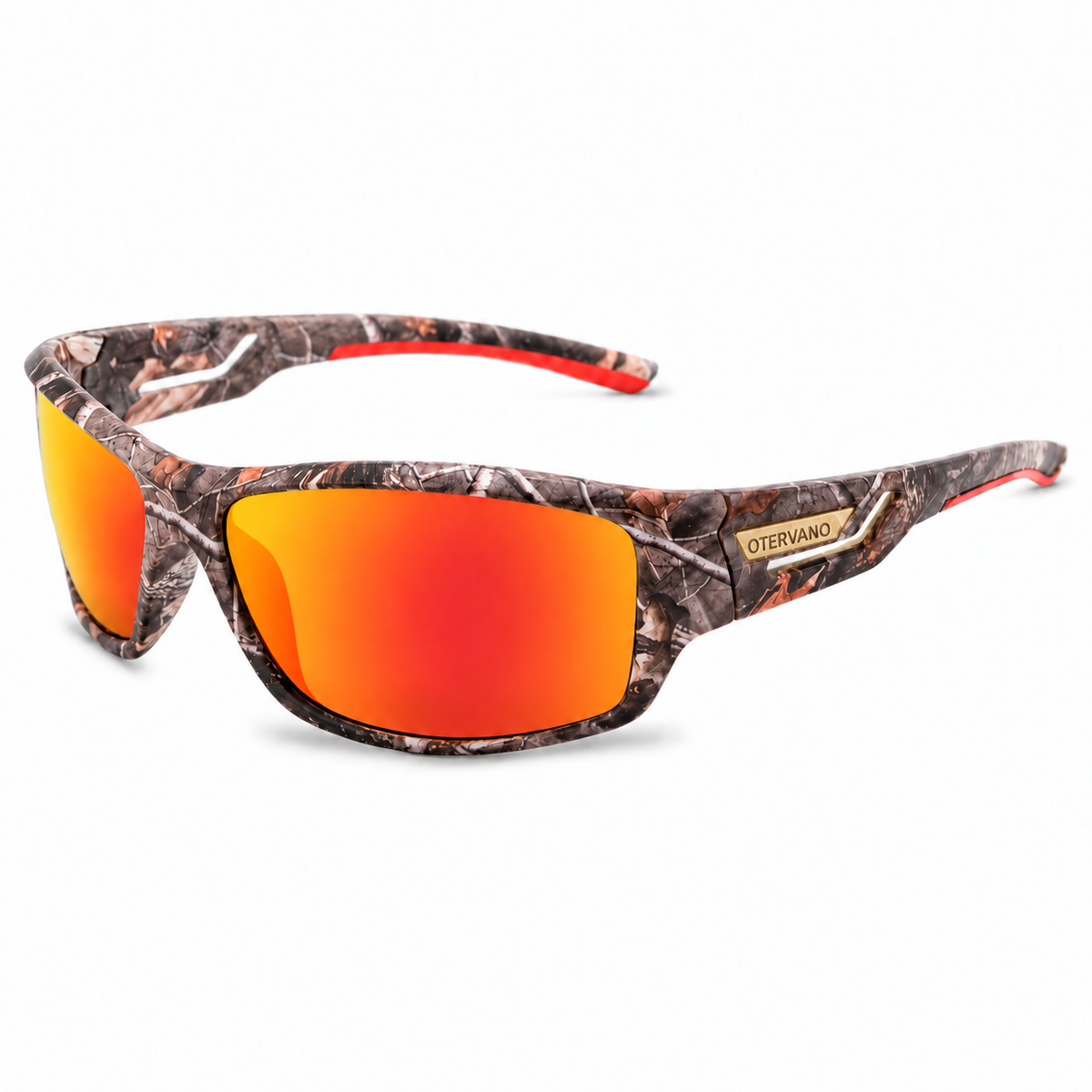 SOTO Camuflaje · Mica espejo naranja — Lentes polarizados de armazón camuflado | Otervano