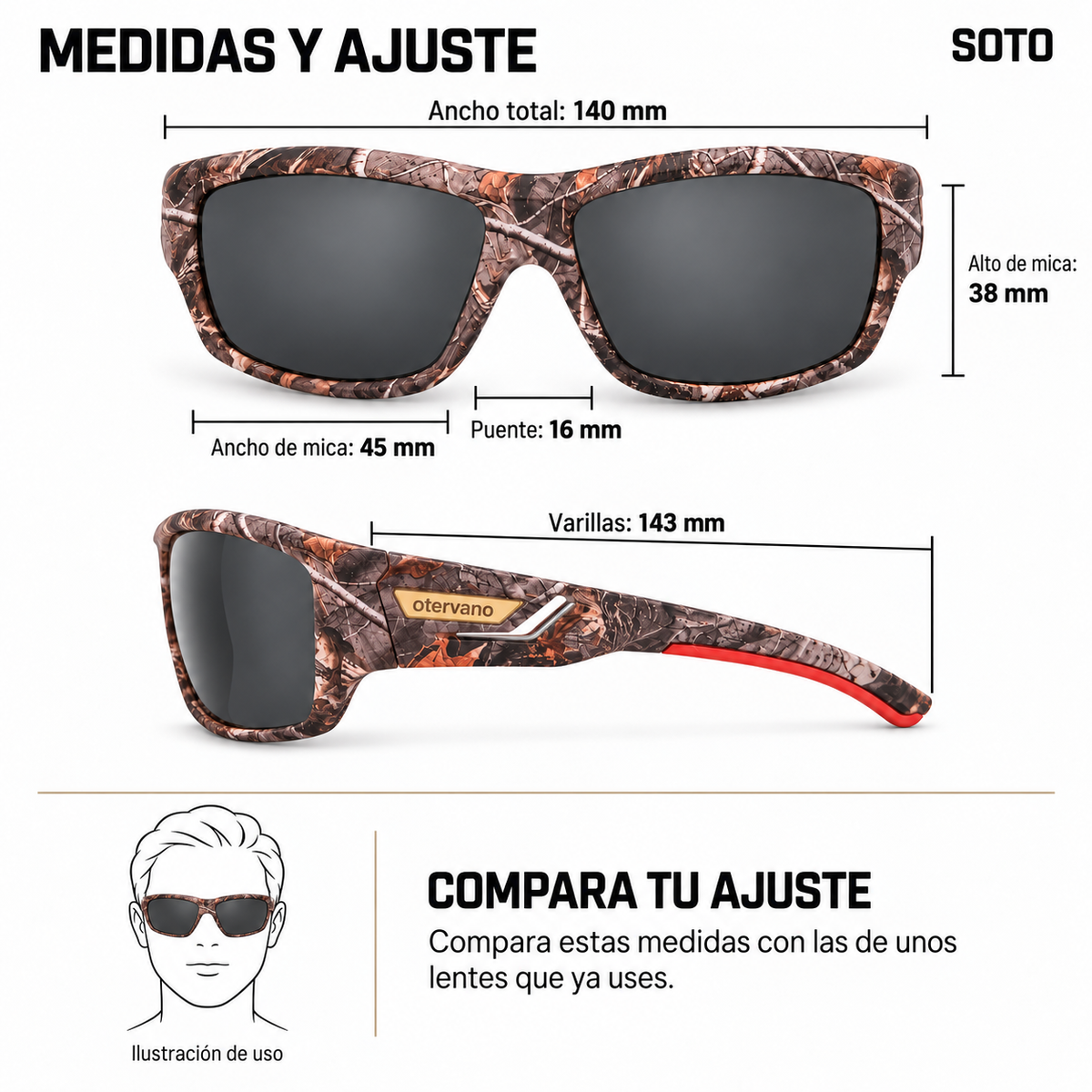 SOTO — Medidas y ajuste