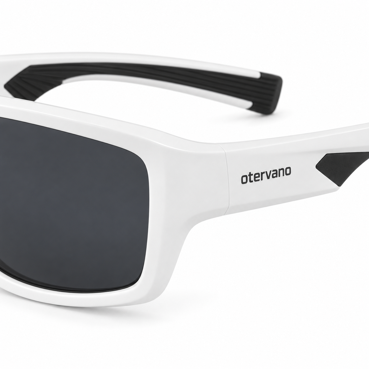 RADA-NIEVE — Blanco · Mica gris — Detalle de la montura