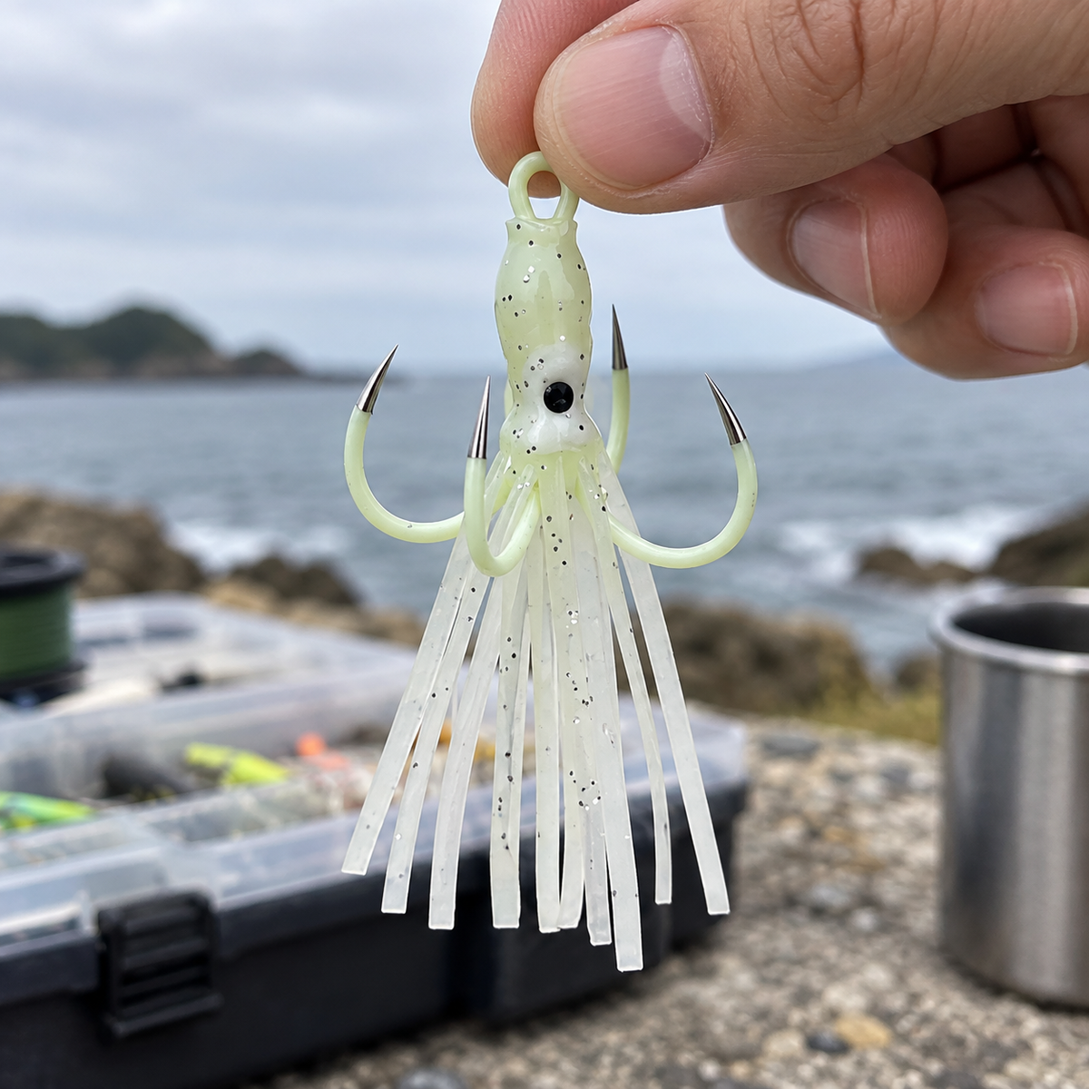 Señuelo Blando Luminoso para Pesca Nocturna — VAIVÉN