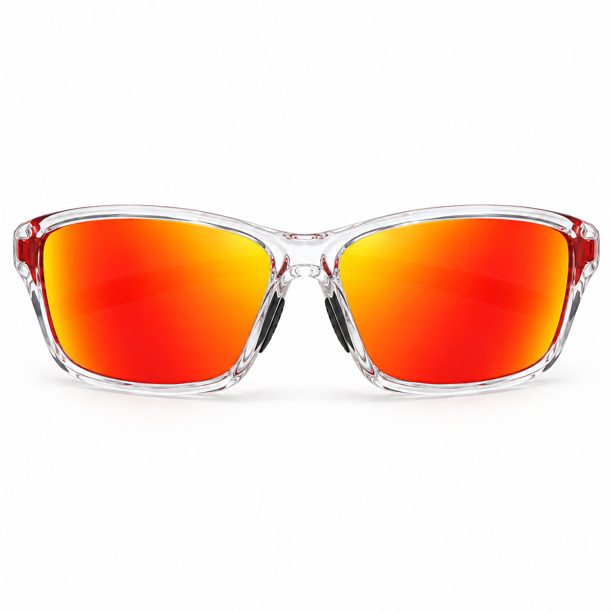VERTIENTE-BRASA — Transparente · Mica espejo naranja — Vista frontal