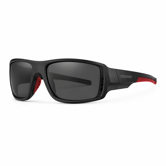 MONTE Negro · Mica gris — Lentes polarizados envolventes de cobertura lateral | Otervano