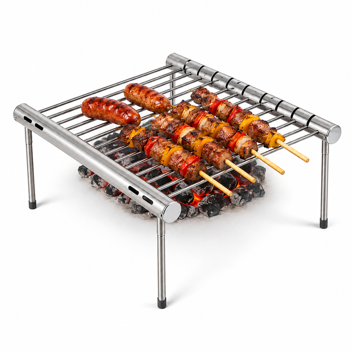 Parrilla Plegable de Carbón Portátil — PARAJE