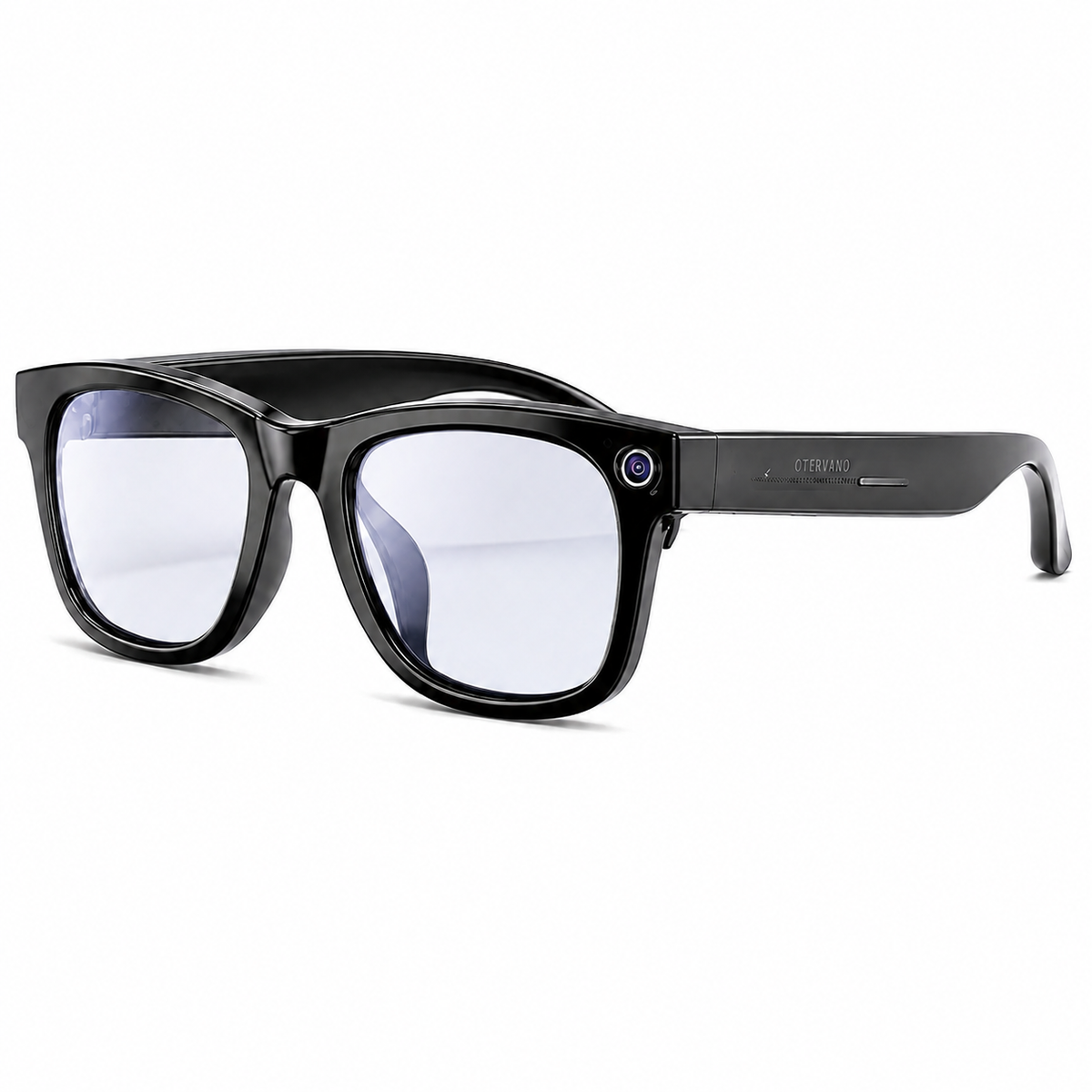 VISTA Negro · Mica transparente — Lentes con cámara, audio y asistente por voz | Otervano