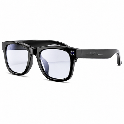 VISTA Negro · Mica transparente — Lentes con cámara, audio y asistente por voz | Otervano