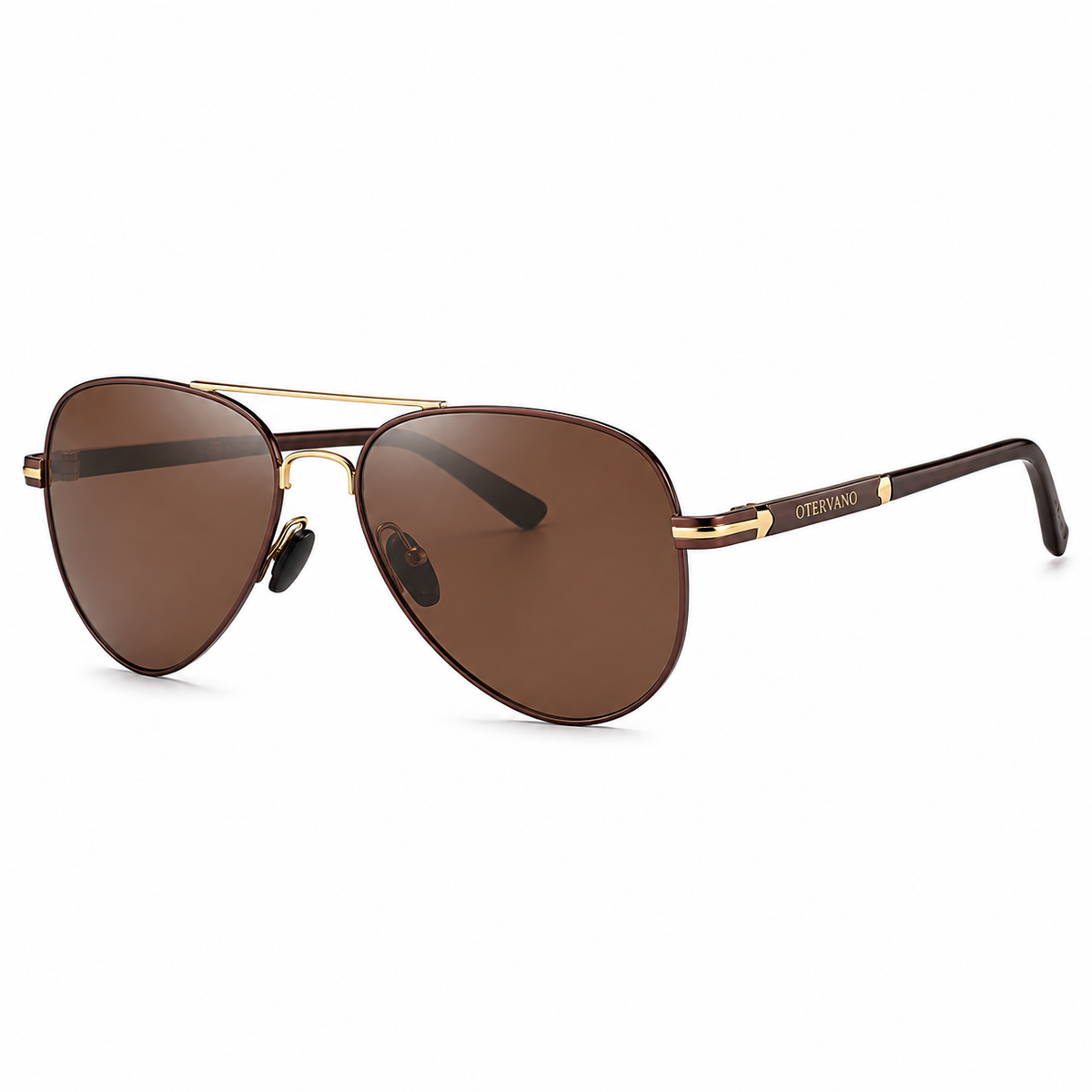 CIELO Dorado · Mica café — Lentes polarizados tipo aviador | Otervano