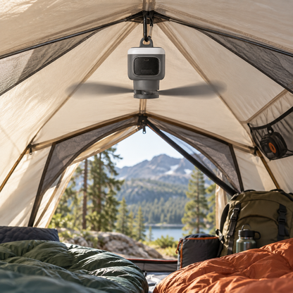 Ventilador de Camping Recargable — CIERZO