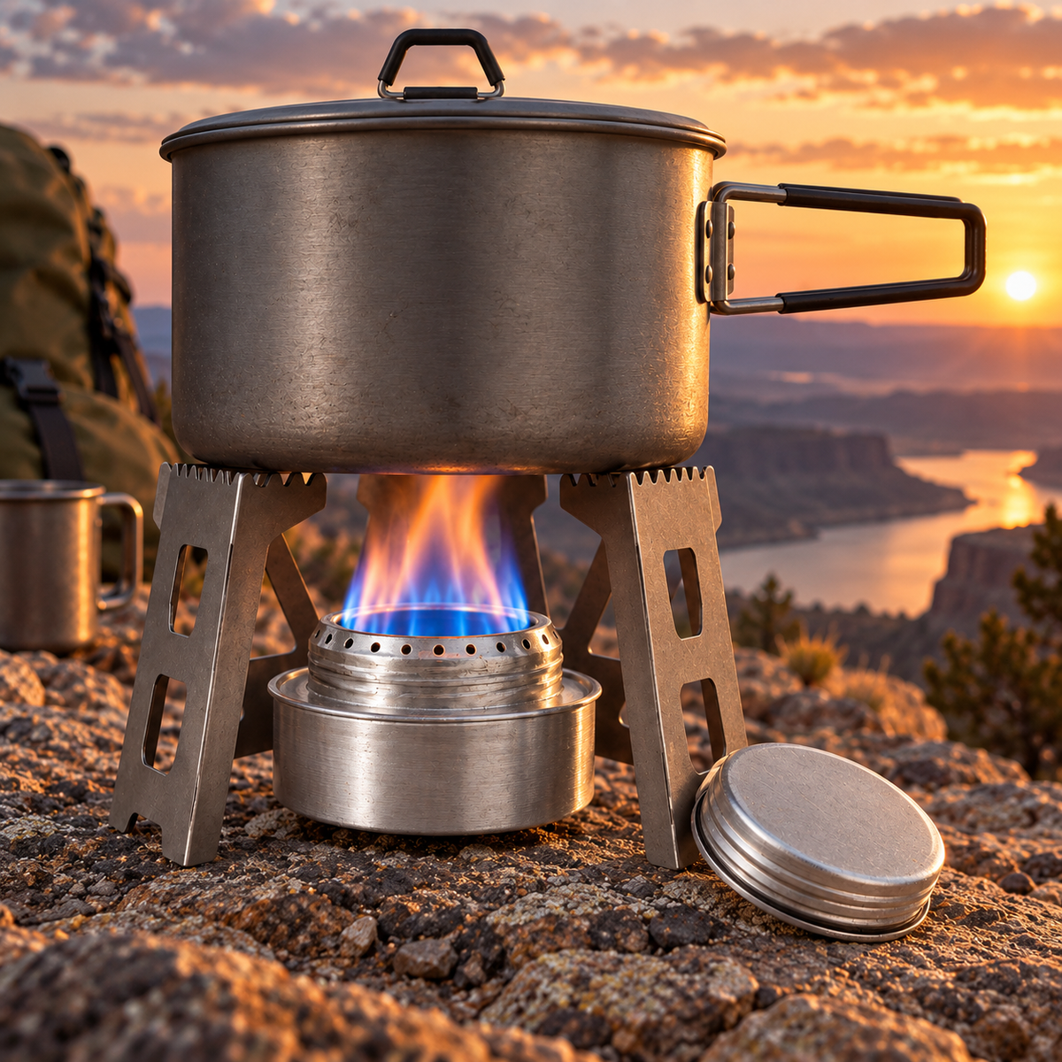 Hornillo de Alcohol para Camping — ENCLAVE