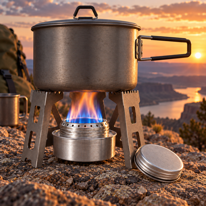 Hornillo de Alcohol para Camping — ENCLAVE