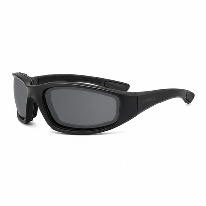 RÁFAGA Negro · Mica gris — Lentes deportivos con contorno de espuma | Otervano