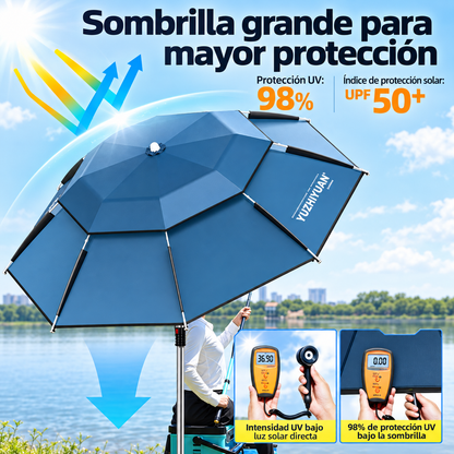 Sombrilla Telescópica para Pesca — UMBRÍA