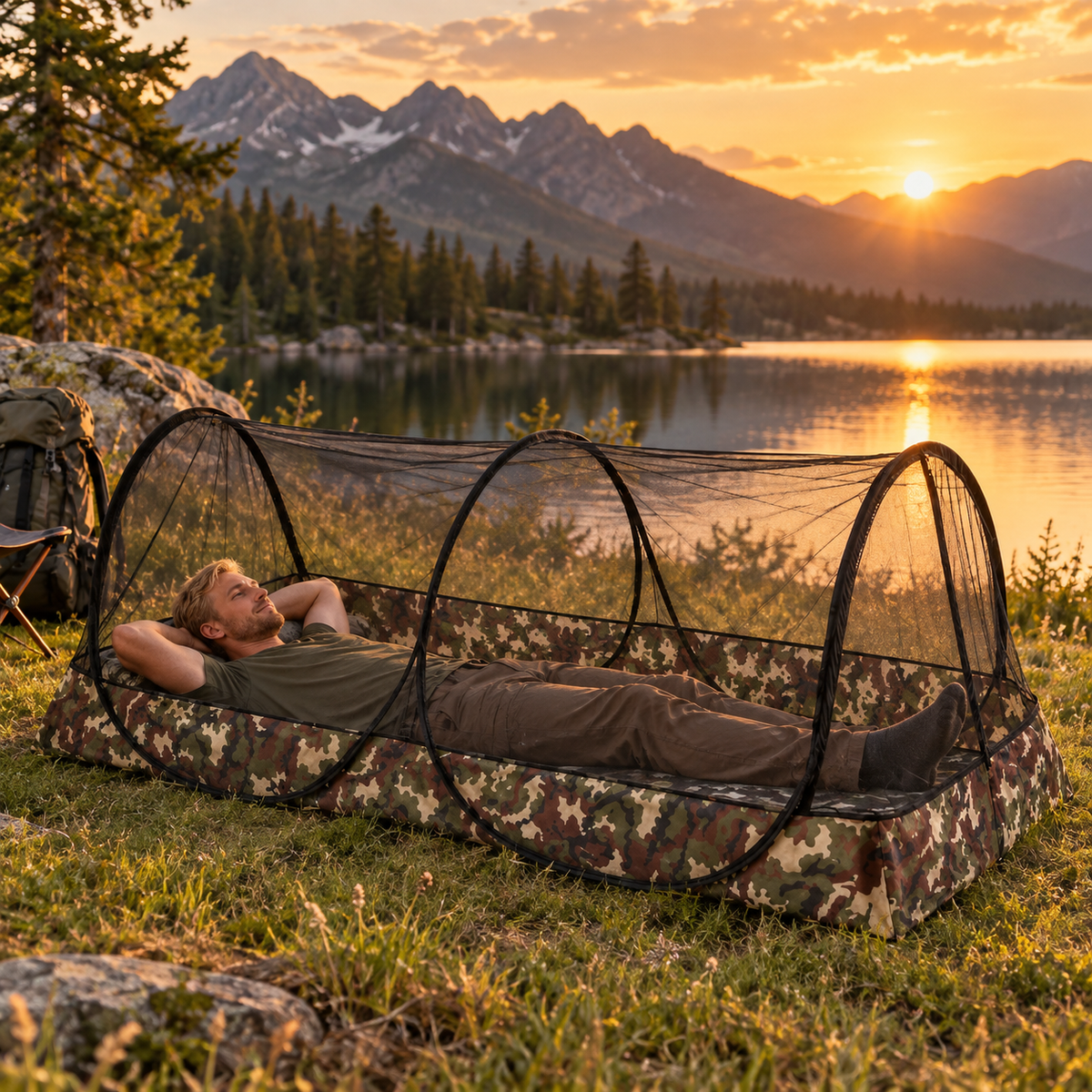 Mosquitera Pop-up de Acampada — COBERTIZO