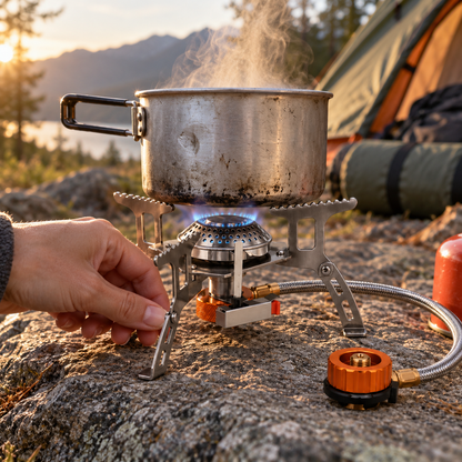 Hornillo Plegable de Camping a Gas — LUMBRE