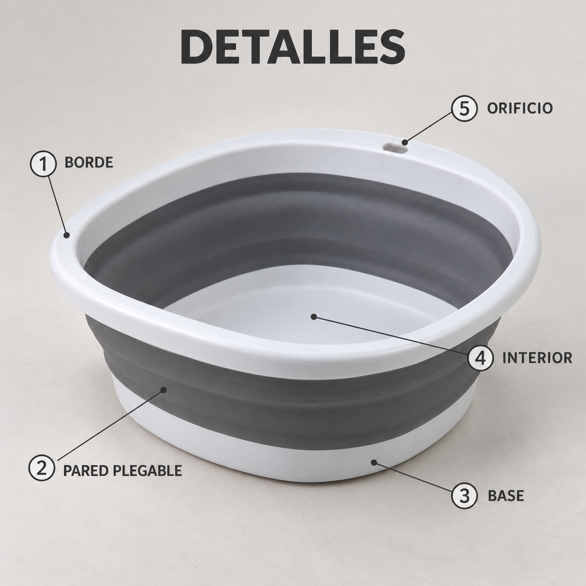 ALAMEDA: detalles del lavabo plegable