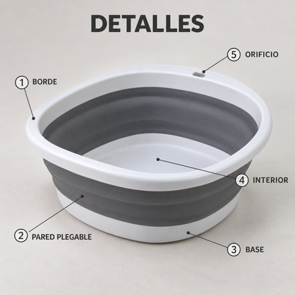 ALAMEDA: detalles del lavabo plegable